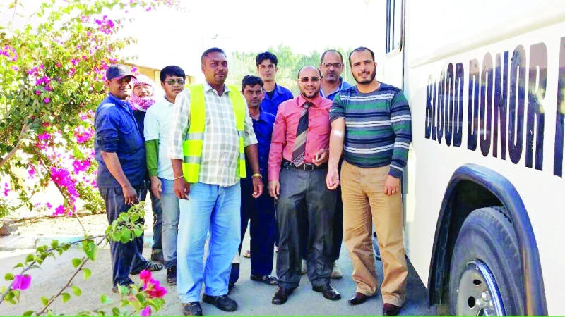 Mobile blood donation campaign