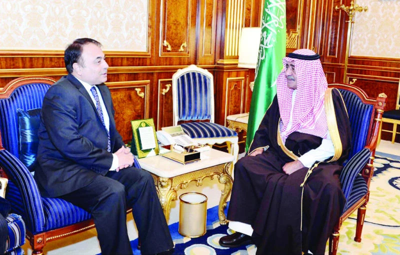 Crown prince, Pakistan envoy pledge to boost cooperation