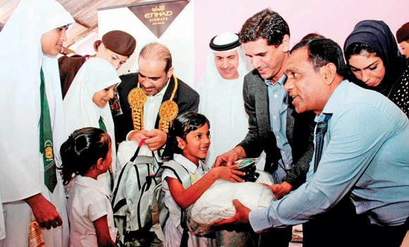 Etihad Airways organizes charity visit to Sri Lanka