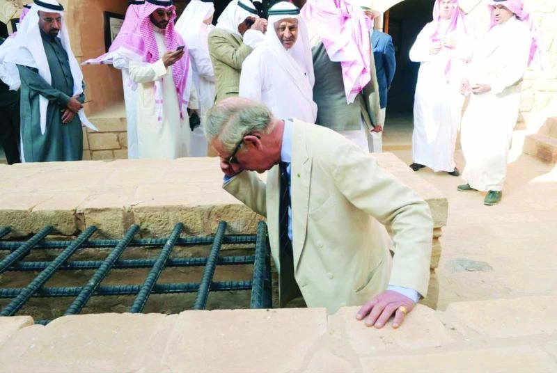 Prince Charles has a date with Saudi history