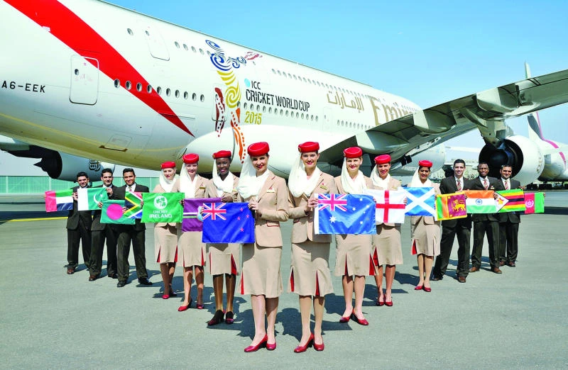 Emirates connects globe to ICC Cricket World Cup 2015