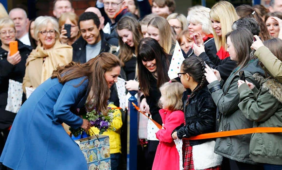 Playing Kate at school gets girl royal surprise!