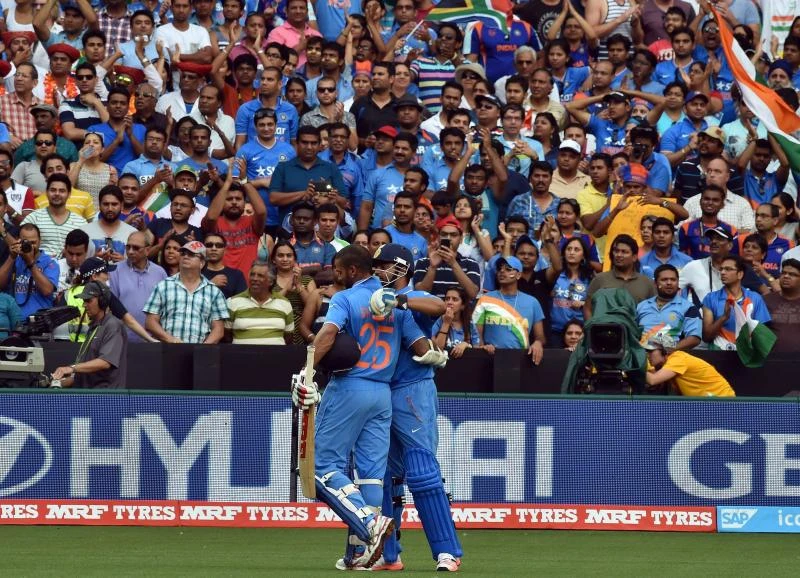 Cricket: Dhawan blitz lifts India to 307-7