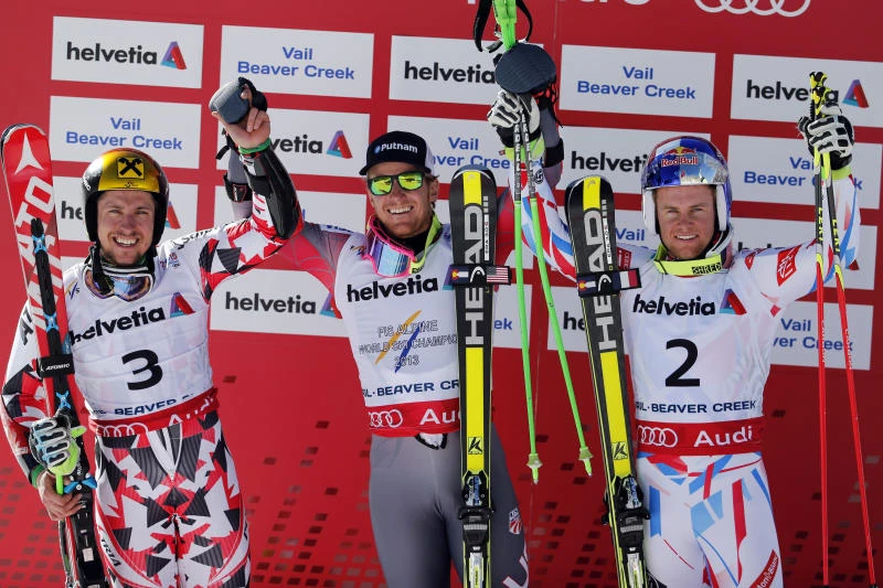 Ligety defends giant slalom title