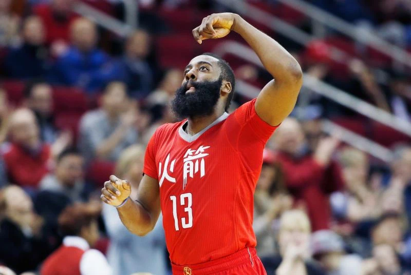 Harden triple-double guides Rockets past Wolves