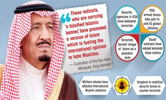 King: Zero tolerance for terror