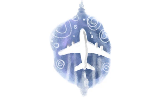 Taking the company plane