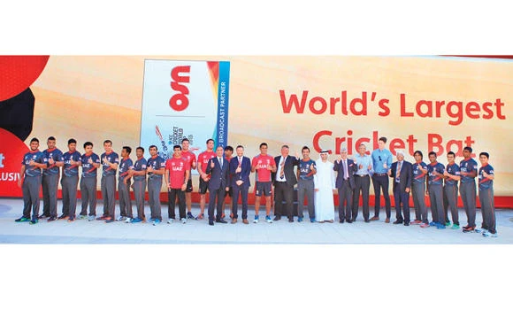 OSN celebrates Guinness World Record bid for Largest Cricket Bat