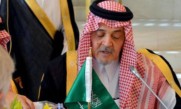 Prince Saud meets British counterpart