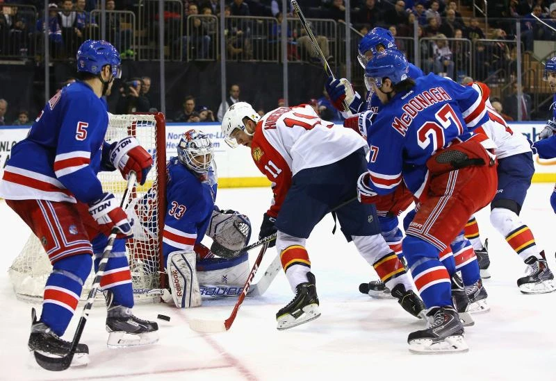 Talbot makes 38 saves, streaking Rangers edge Panthers