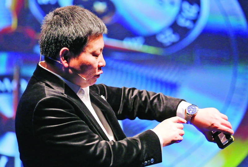 Wrist action: Phone firms bet on 'year of smartwatch'