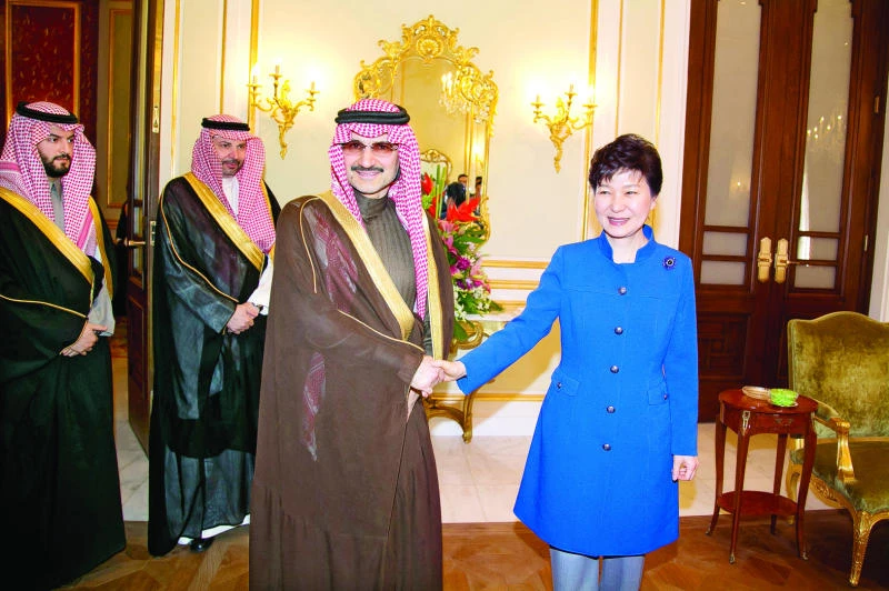 South Korean president, Prince Alwaleed discuss economic issues