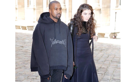 West, Lorde make unlikely couple at Dior