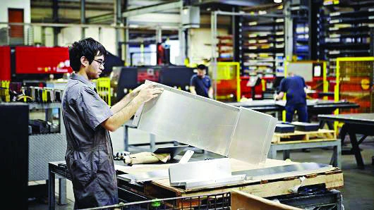 Euro zone factory output falls in January