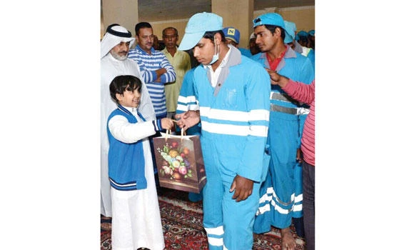 Schoolboy with a heart of gold invites 100 cleaners to lunch