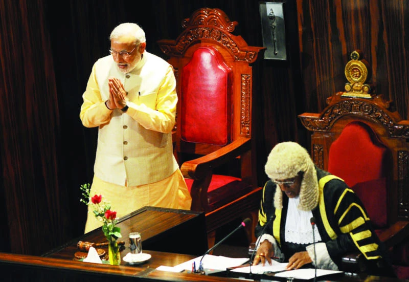 India seeks edge over China as PM Modi visits Sri Lanka