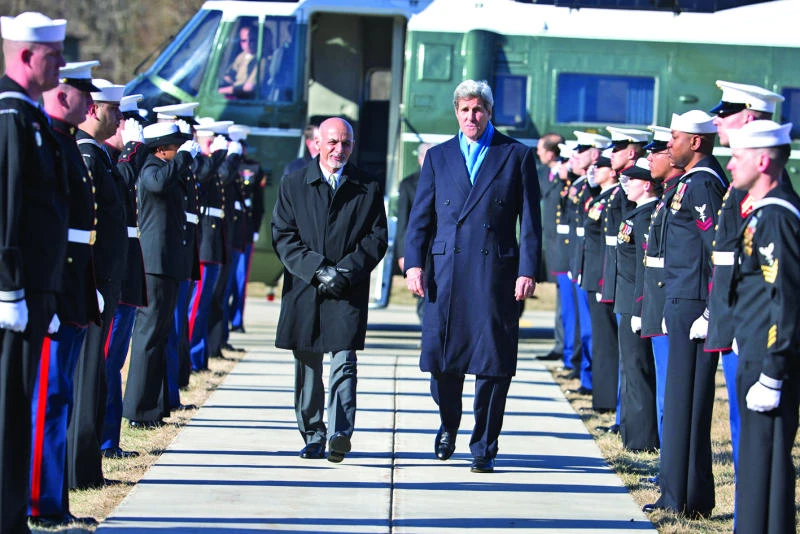 At Pentagon, Afghanistan president thanks US troops