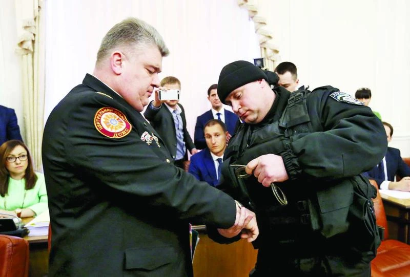 Two top Kiev officials arrested at Cabinet meeting