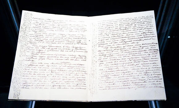 Nobel’s will goes on display for first time