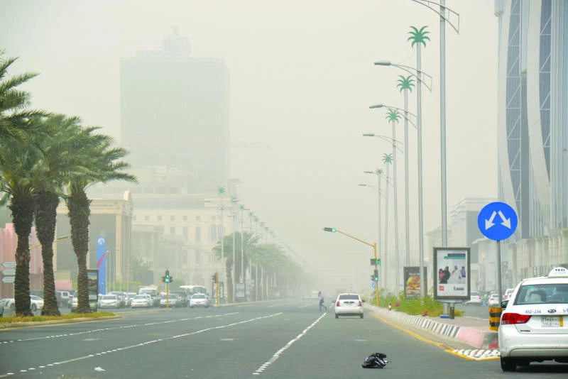Heavy sandstorm hits Jeddah