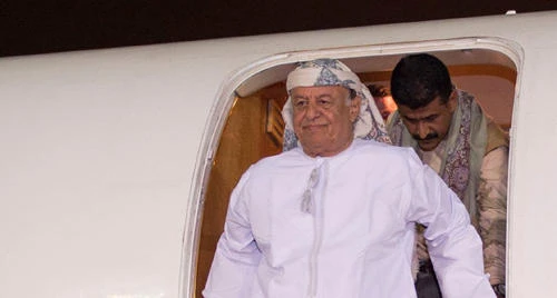 Yemeni president arrives in Egypt for Arab League summit