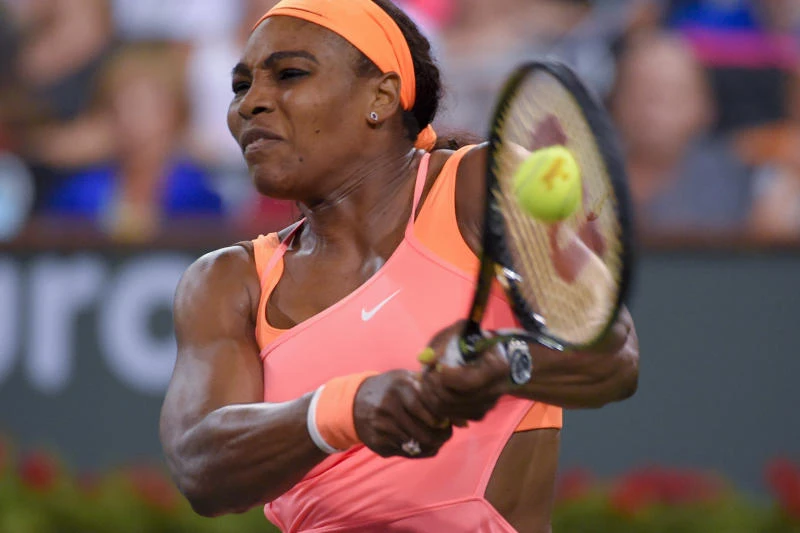 Serena wins in emotional Indian Wells return