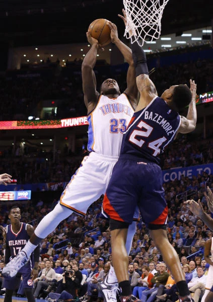 Thunder shake off Durant blow and beat Hawks