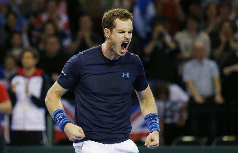 Murray leads Britain past US into Davis Cup last eight