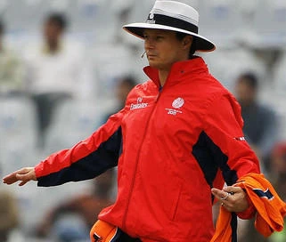 Umpires keep English flag flying