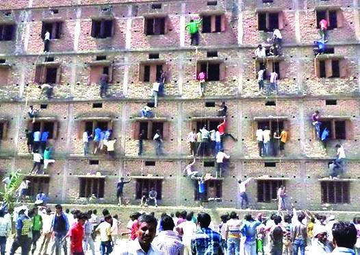 Bihar: Impossible to stop exam cheating