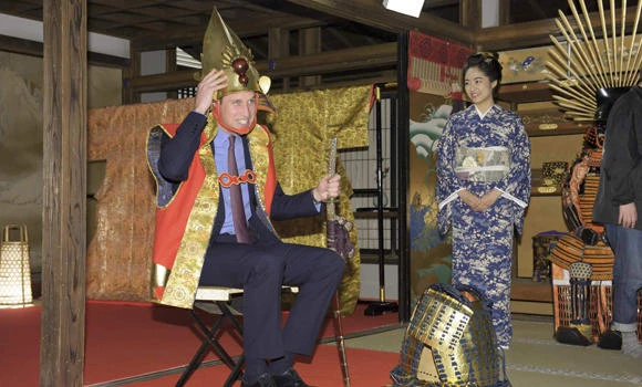 Prince William evokes Diana
memories in Japan trip