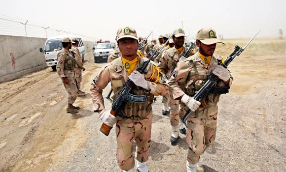 8 Iranian guards killed at Pak border