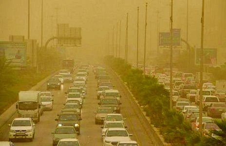 Sandstorm results in 354 traffic accidents