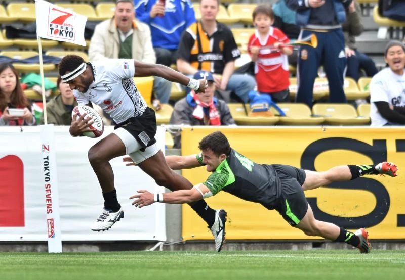 Fiji fireworks light up Tokyo Sevens