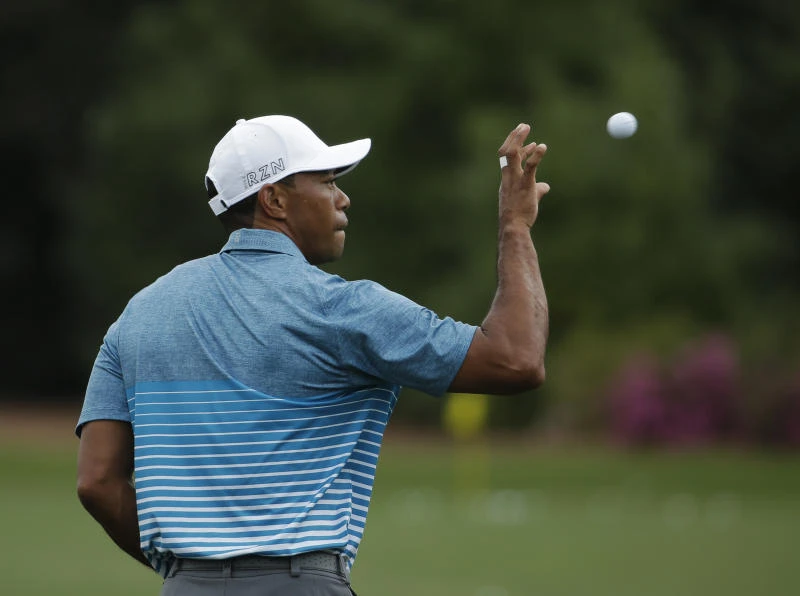 Tiger thrills with superb practice round at Augusta