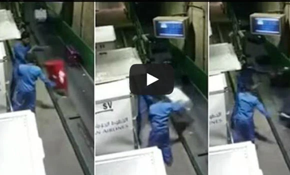 4 airport workers sacked for mishandling luggage