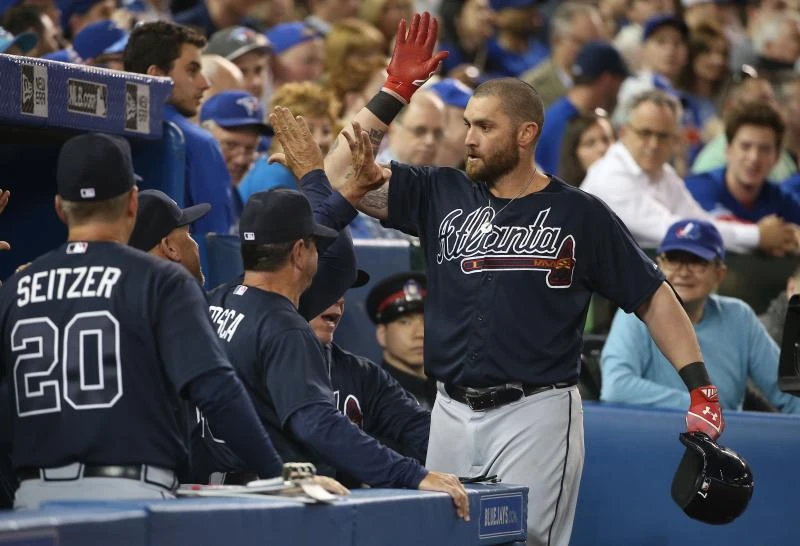 Gomes has pinch-hit homer, Braves beat Blue Jays