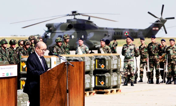 Lebanon receives French arms for fighting terrorism