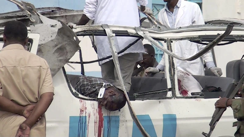 Al-Shabab bombs UN van in Somalia, 4 UNICEF workers killed