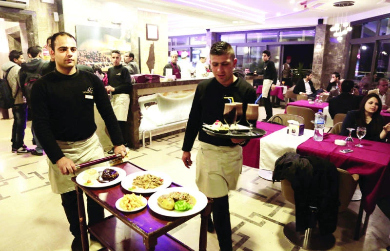 Rooftop restaurant delicious symbol of Gaza resilience