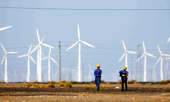 China going green