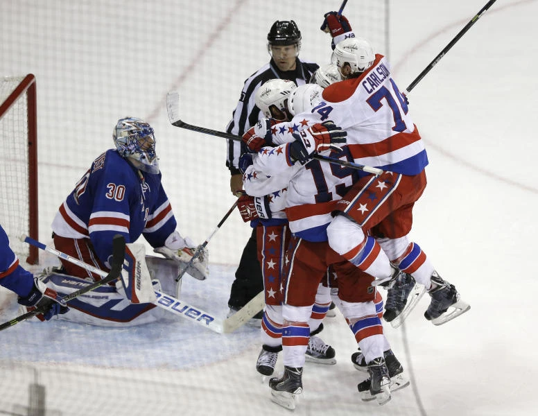 Capitals edge Rangers; Ducks rout Flames in 2nd round