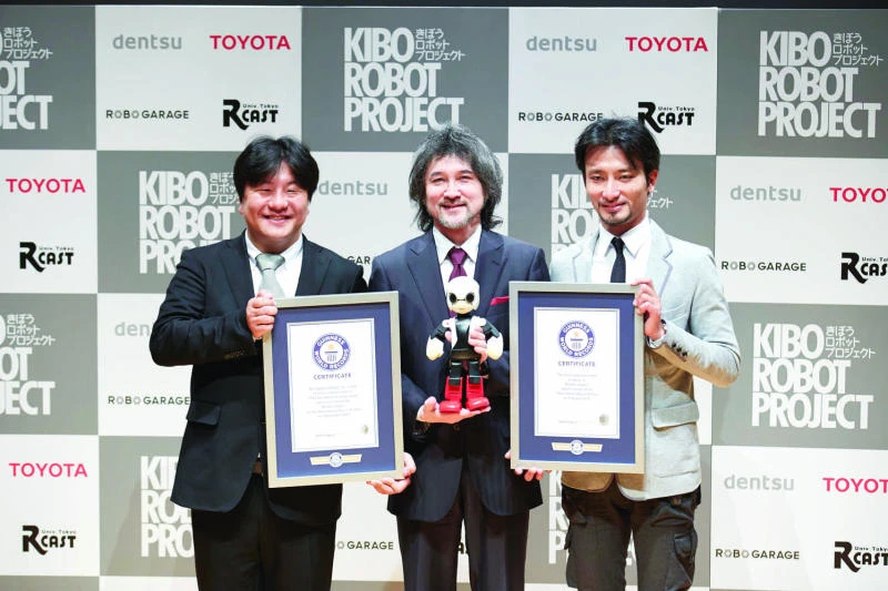 Robot Astronaut Kirobo wins two Guinness World Records titles