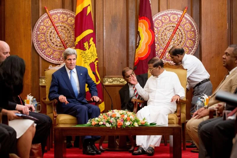 Kerry hails ‘enormous progress’ in new-look Sri Lanka