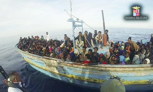 Italian ships rescue 6,800 migrants in 3 days