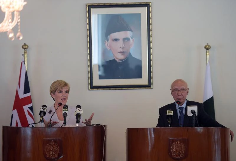 Australia’s Bishop announces $19mn aid for Pakistan