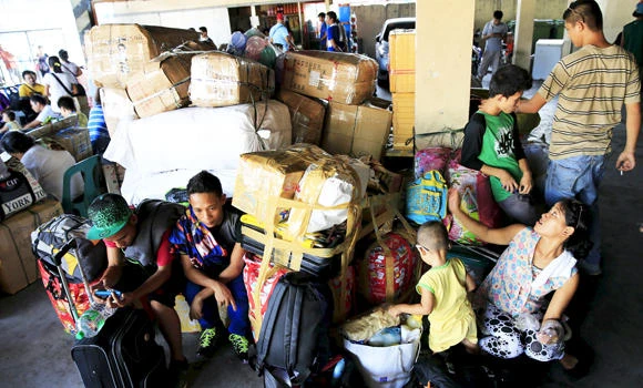 Ferries grounded as typhoon approaches northern Philippines