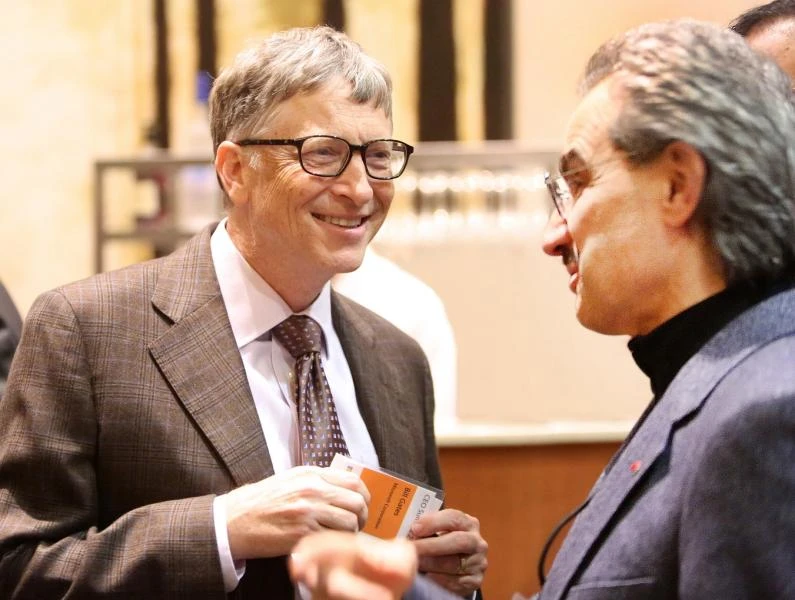 Alwaleed, Bill Gates discuss latest economic developments