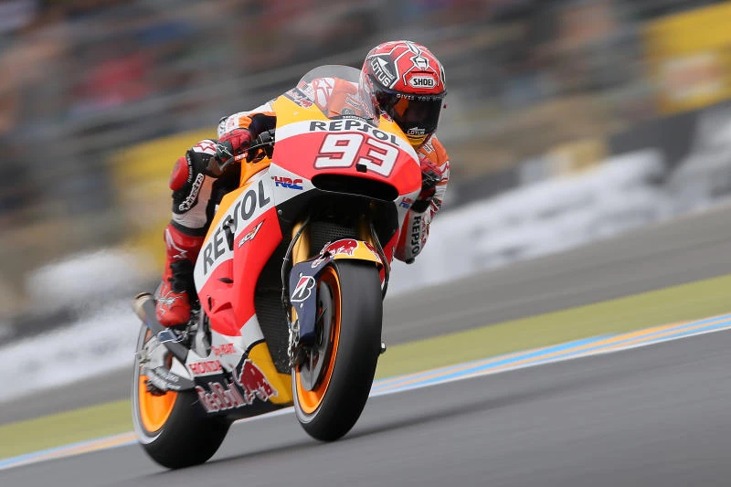 Marquez storms to Le Mans pole