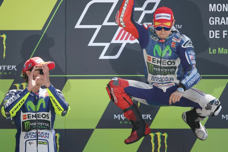 Lorenzo leads Yamaha 1-2 in France